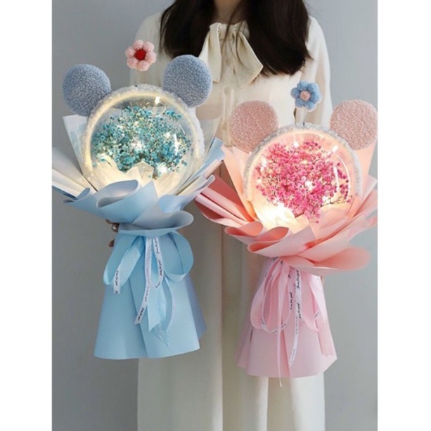 Bóng jumbo nhựa size 20cm/ Đèn led 2m