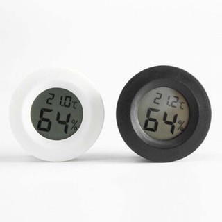 Round Embedded Digital Thermometer Hygrometer ℃/℉ Electronic Temperature and Humidity Meter