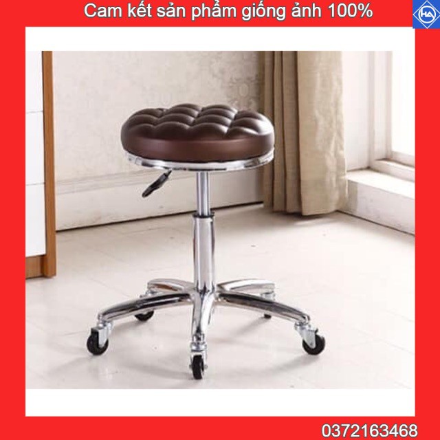 Ghế xoay spa chân đúc cao cấp có trục nâng hạ xoay 360 độ | BigBuy360 - bigbuy360.vn