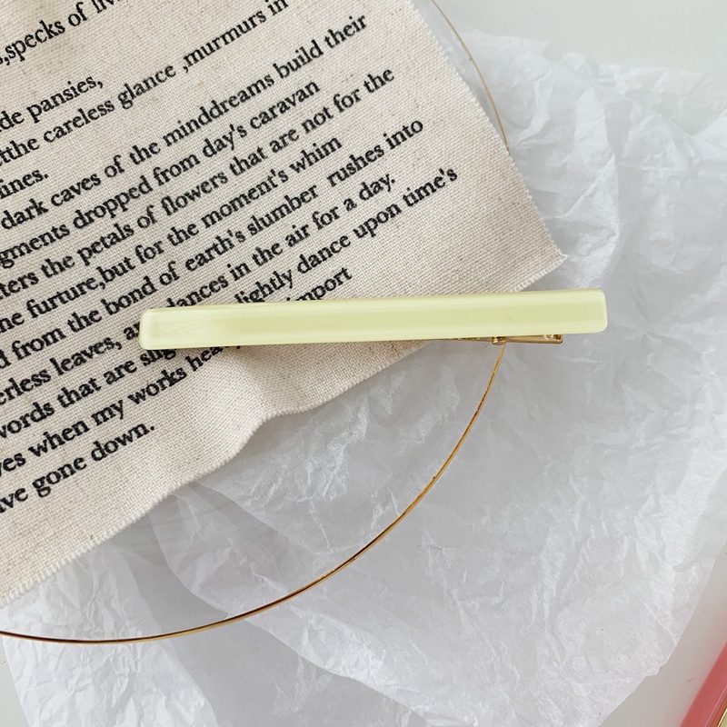 Kẹp Tóc Nhựa Acrylic Màu Kẹo Ngọt Phong Cách Hàn Quốc Dễ Thương