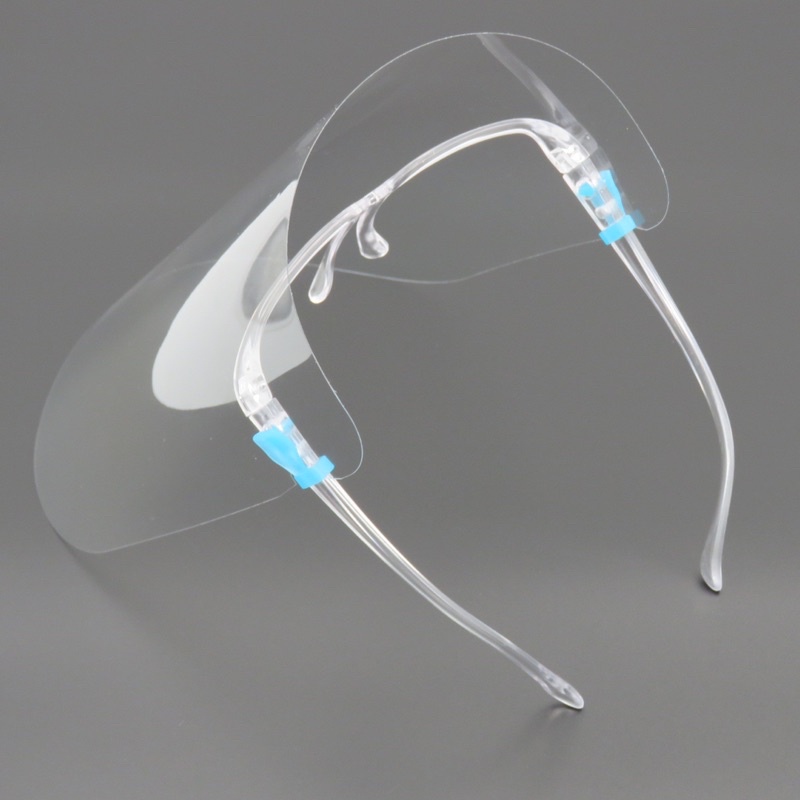 Face shield Mặt Nạ Bảo Hộ Y Tế Chống Dịch, Kính Chống Giọt Bắn, Bụi Trong Suốt Nhựa PET, Khẩu Trang Nhựa