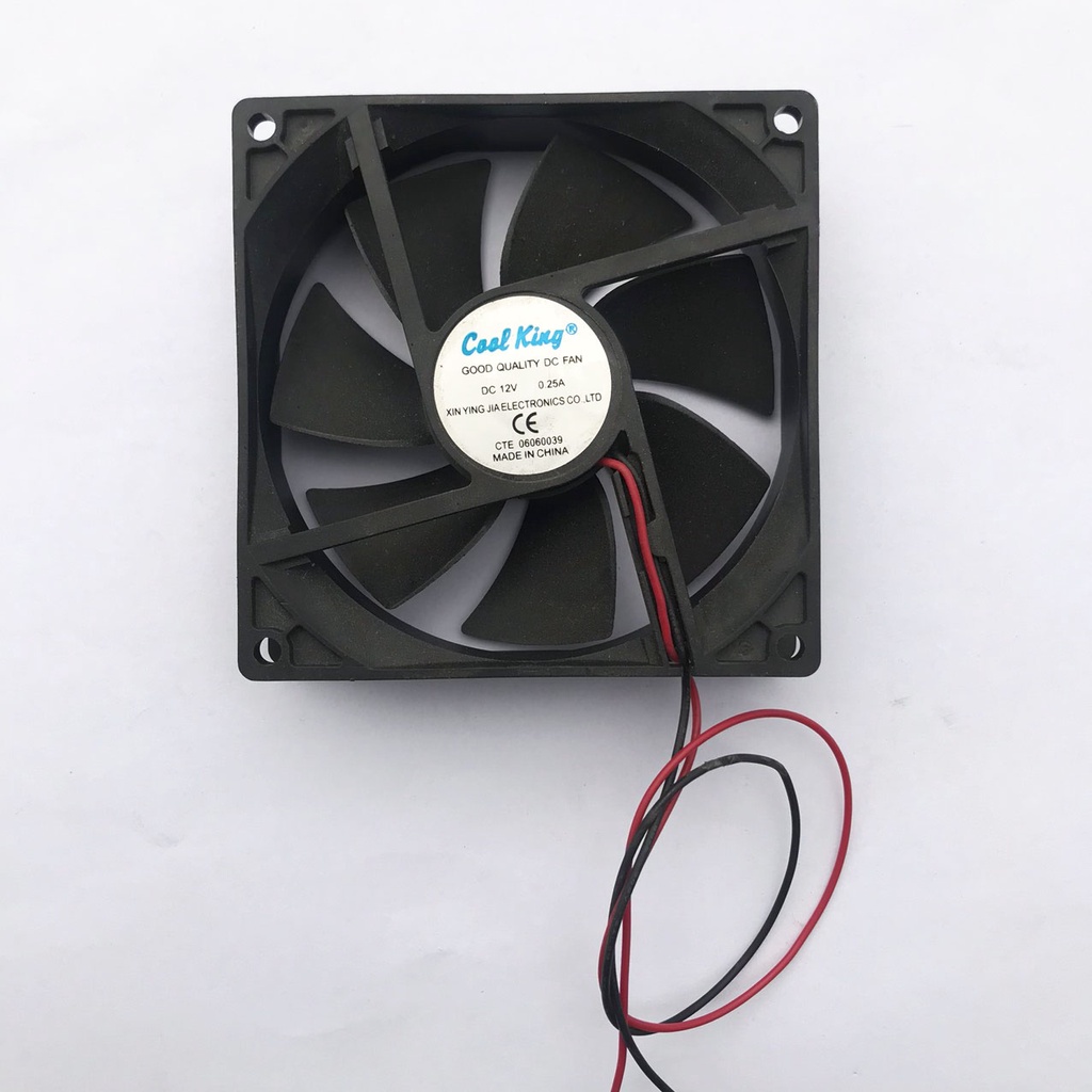 Quạt máy hàn - quạt thông gió bằng nhựa 12v kích thước 9x9 và 12x12