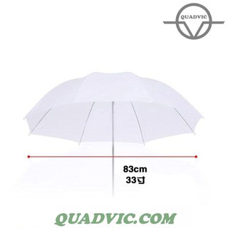 (Through Umbrella) Dù xuyên sáng 85 -110cm Dù làm mịn ánh sáng giúp tỏa sáng QUADVIC.COM N00259
