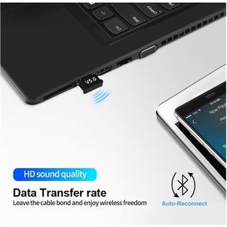 USB Bluetooth 5.0 cho PC -USB Bluetooth Máy tính kết nối 20m V5.0 D7