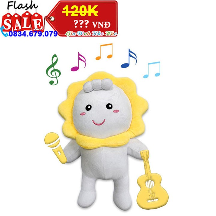 BÚP BÊ BOBBY CHAN HOA MẶT TRỜI CÓ NHẠC