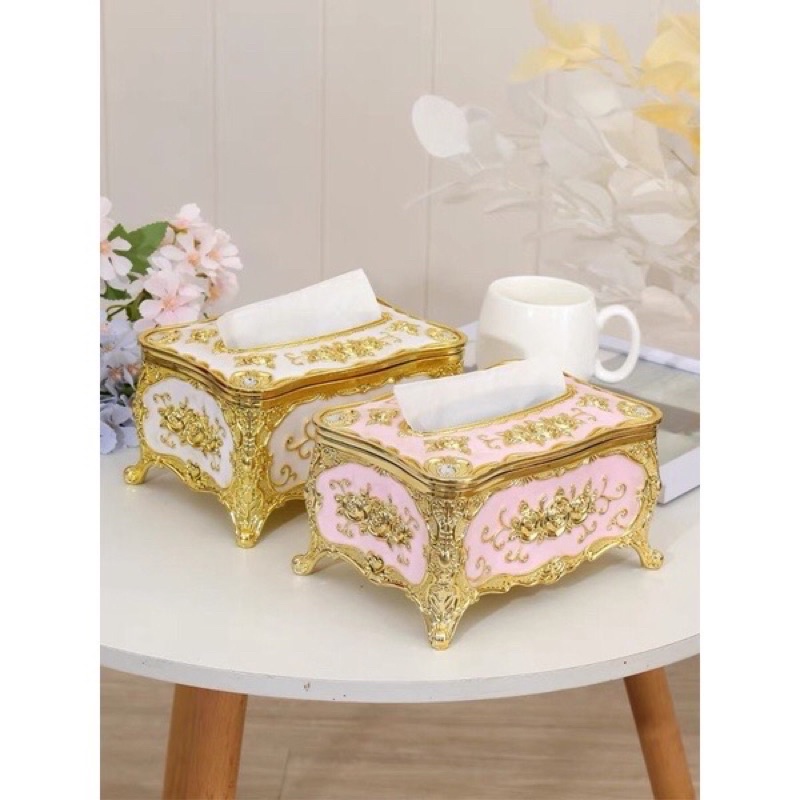 Hộp đựng khăn giấy phong cách hoàng gia