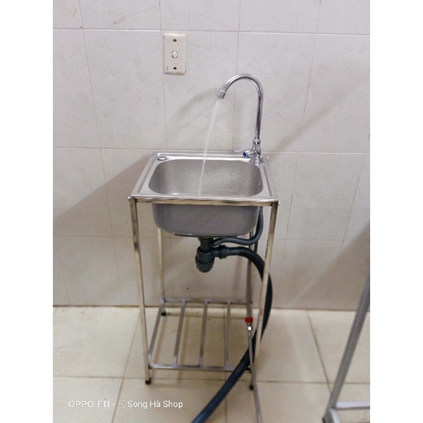 ✨ CHẬU RỬA INOX DAINAM 40*50cm ( khung đỡ inox )