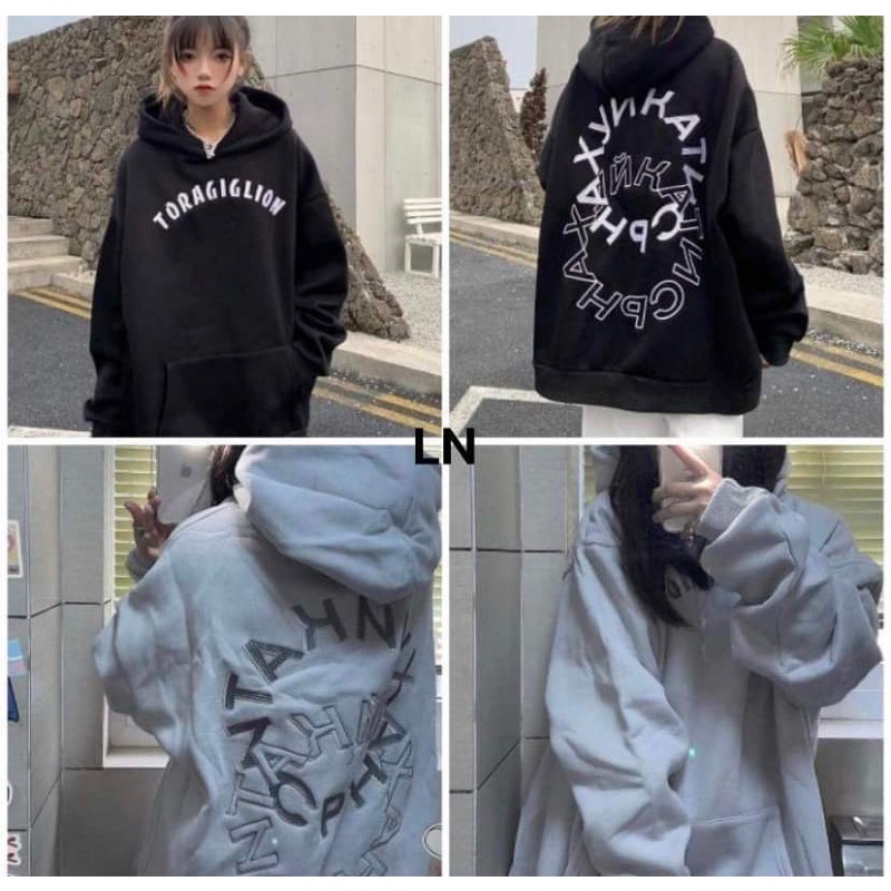 Áo hoodie TORAGI in hai mặt LN12