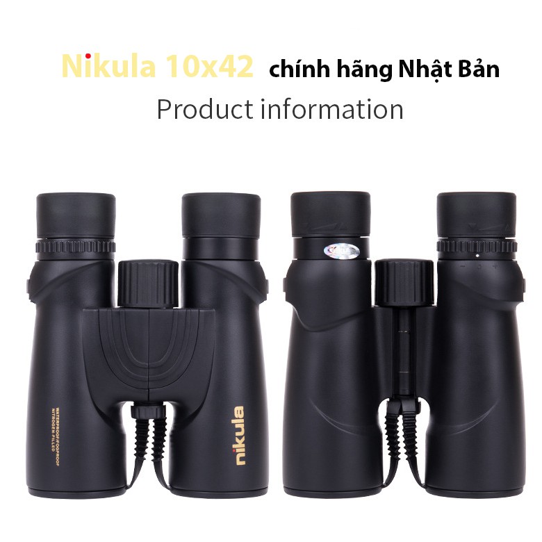 [Mã giảm giá 150K] Ống nhòm Nhật Nikula 10x42 chính hãng - Cao cấp giá rẻ - Nhìn xa 10000m thích hợp đi rừng, du lịch