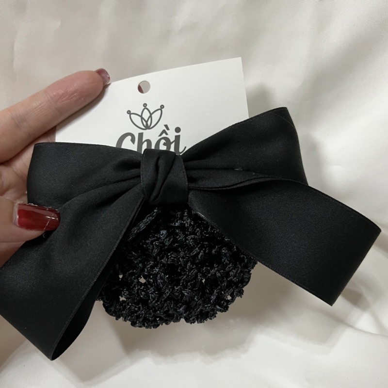 Cặp tóc nơ, cặp búi công sở tiếp viên nhân viên gọn gàng thanh lịch Y094