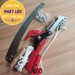 Đầu kéo tỉa cành, cắt cành cây trên cao,hái quả ,kết hợp cưa cành