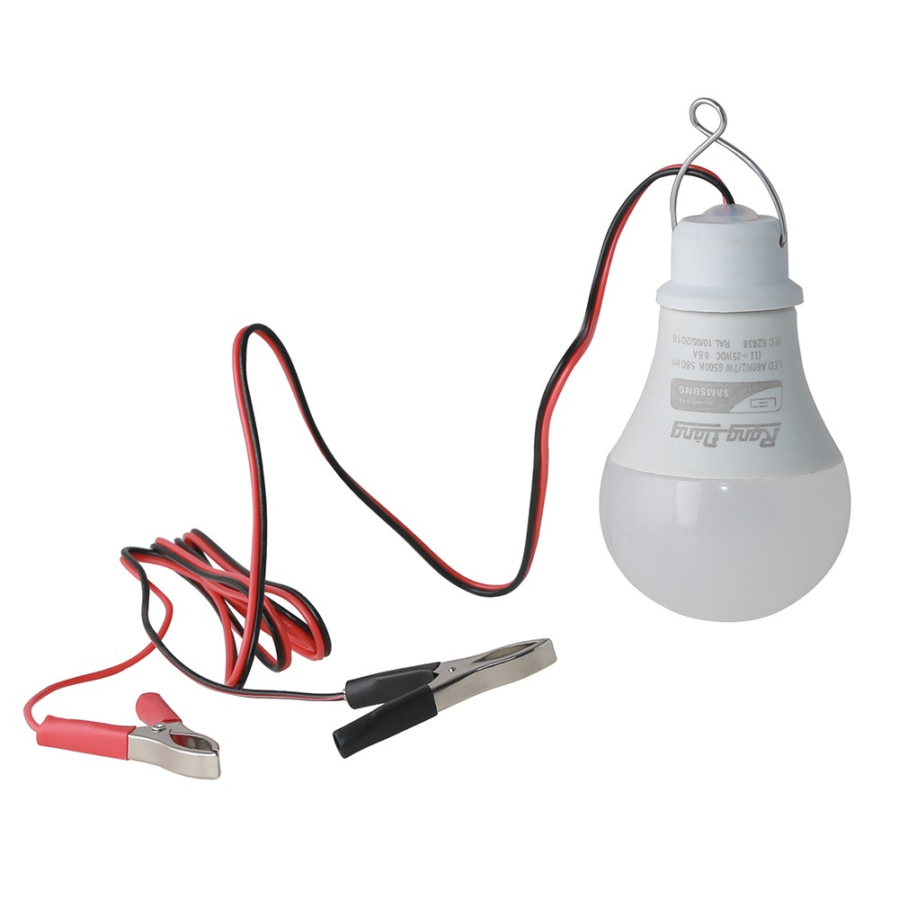 Bóng đèn (LED A60N1 12-24VDC/9W) kẹp 6500K SS