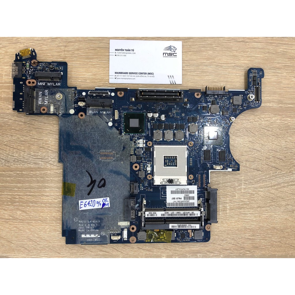 Main Laptop Dell E6420 Latitude  / VGA NVIDIA GeForce GT540m LA-6592P