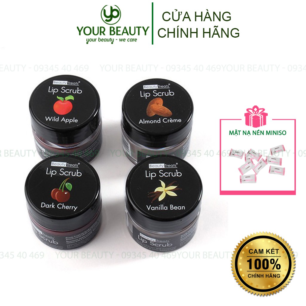 Tẩy da chết môi Beauty Treats Lip Scrub - Mỹ