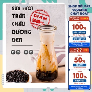 Set Tàu Hũ Trân Châu Đường Đen (15 Chén) Tặng Kèm Công Thức Nấu Và Matcha - NHỚ BẾP
