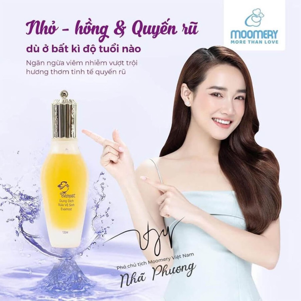 Dung Dịch Vệ Sinh Phụ Nữ EVAMOST 120ml - Chìa Khóa Nắm Giữ Hạnh Phúc Gia Đình - HÀNG CHÍNH HÃNG - FREE SHIP