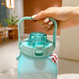 (Bán Buôn Sỉ) Bình Đựng Nước 1.5l Dễ Thương,Có Chia Vạch Mẫu Mới Nhất 2022 (tặng Sticker)