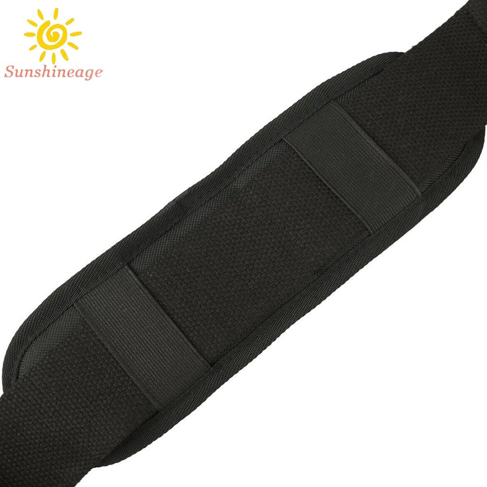 Guitar Strap Shoulder Pad Black 8.6x2.9in Breathable For Guitar Player
