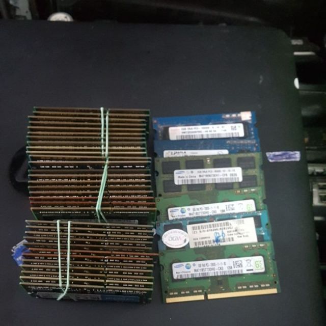 RAM dùng cho máy tính xách tay - Ddr3 2g -4g các hãng samsung -elpida hynix - hàng bóc máy laptop
