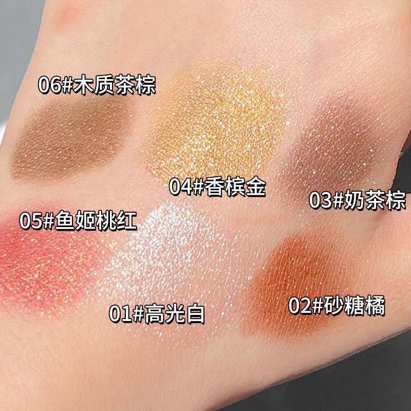 Set 6 Phấn Mắt Hai Đầu Trang Điểm Chuyên Nghiệp