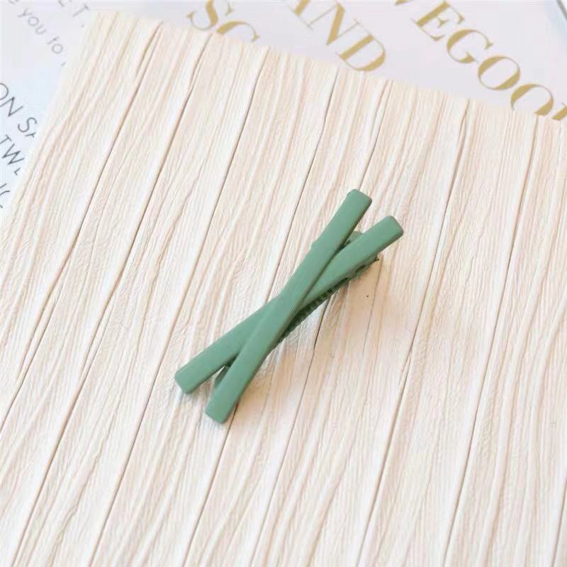 Kẹp tóc màu sắc kẹo ngọt thiết kế đơn giản phong cách Hàn Quốc cho nữ kẹp mỏ vịt