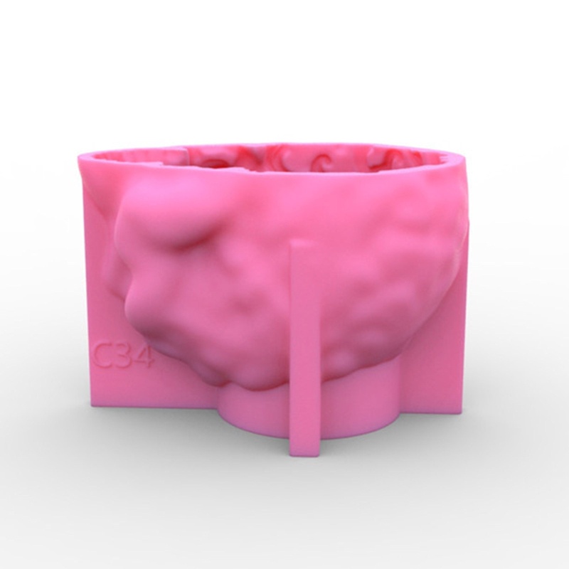 Khuôn Silicone Làm Giá Đỡ Nến / Xà Phòng Hình Đầu Lâu 3D