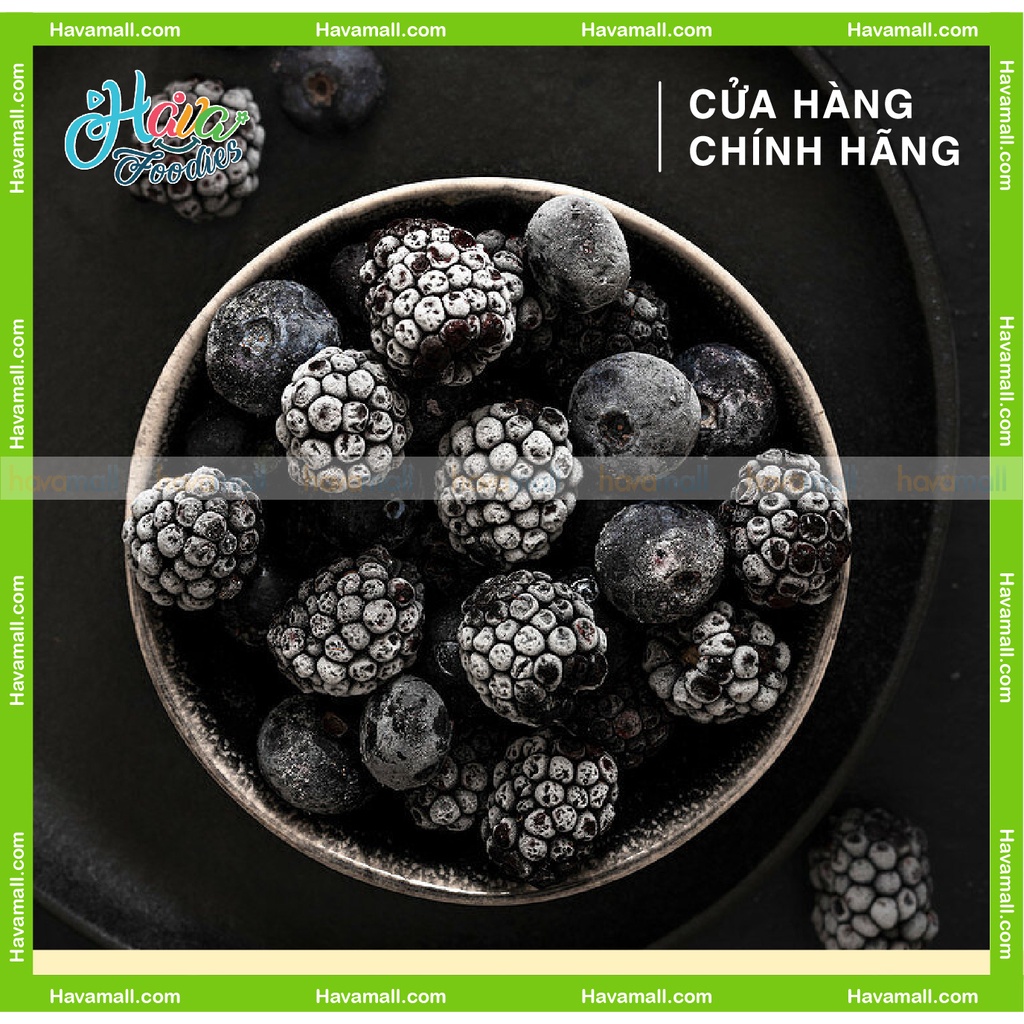 Trái Phúc Bồn Tử Đen Mâm Xôi Đen Đông Lạnh V-Safefood – Frozen Blackberry