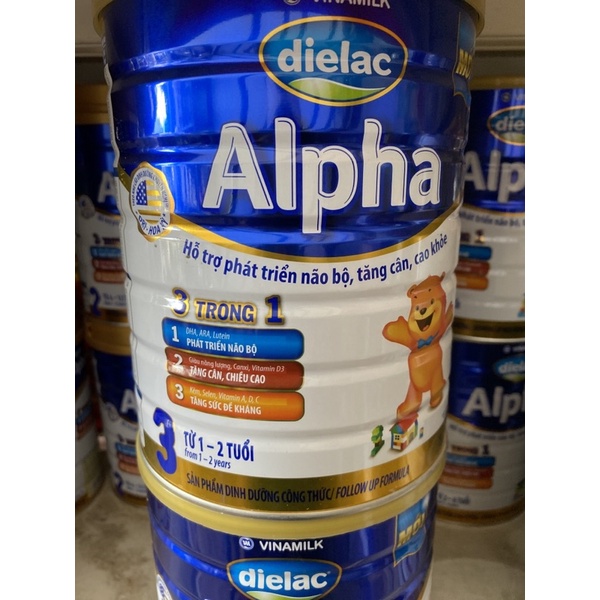 Sữa Dielac Alpha 3 (1-2 tuổi )1,5kg