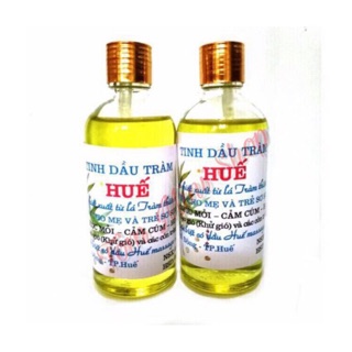 Tinh dầu tràm Huế Lọ tròn 1 chai 100 ml chuẩn chống ho, sổ mũi ở trẻ nhỏ