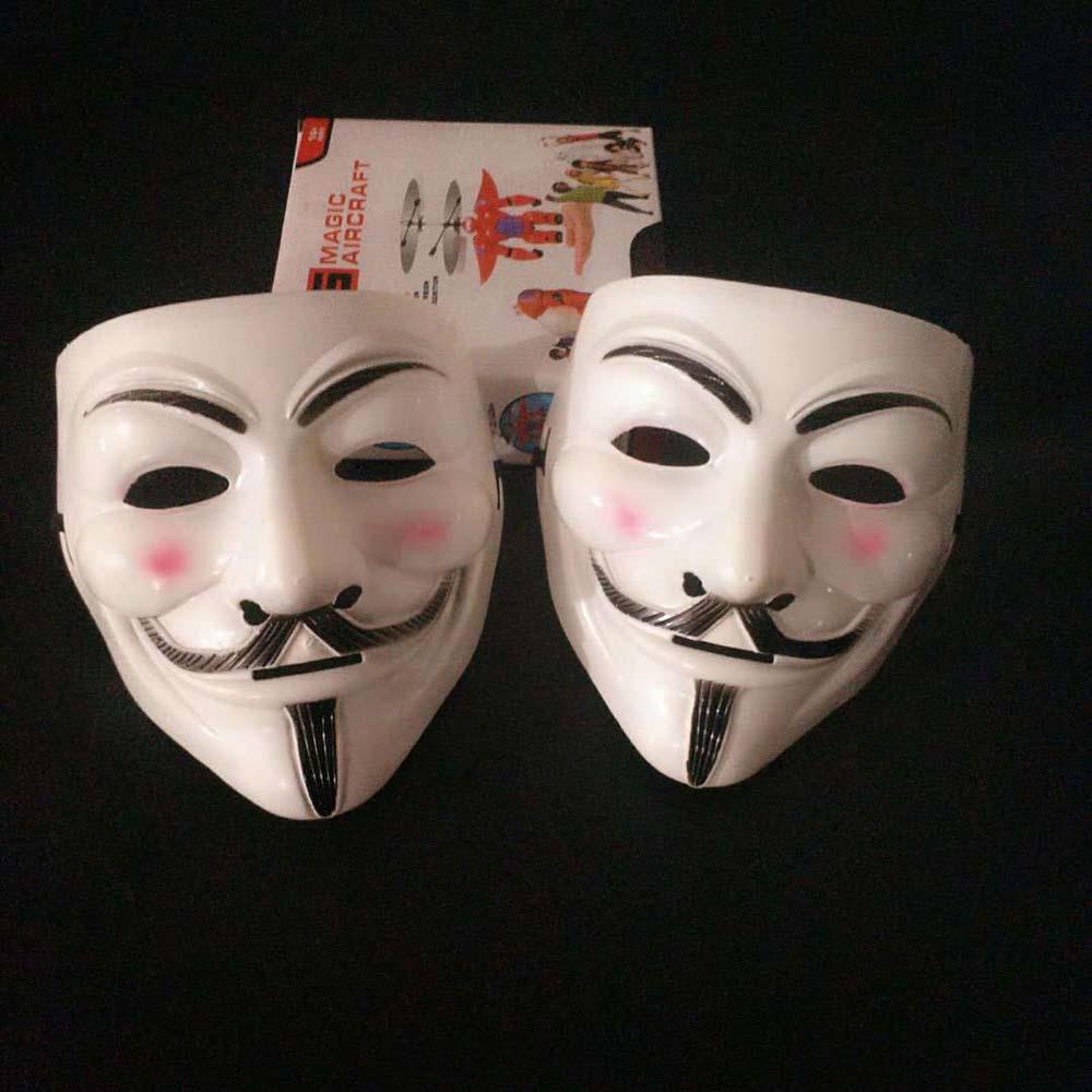 Dalton v for vendetta anonymous halloween headwear masquerade party hacker full face party mask đạo cụ