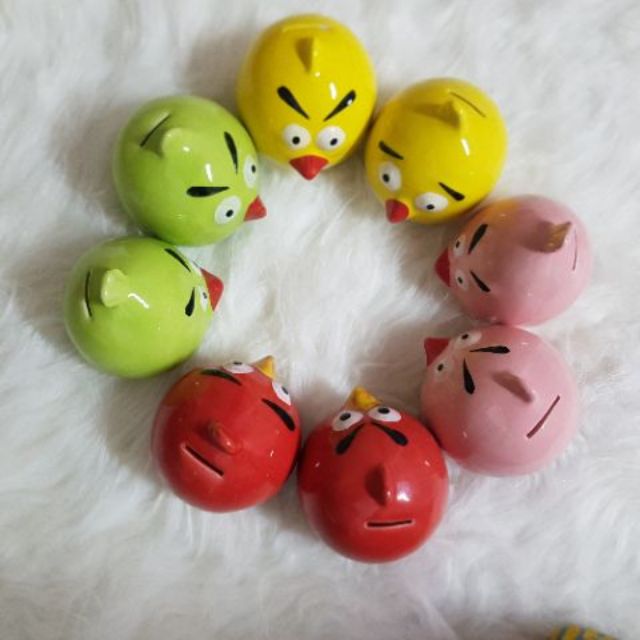 Angry Birds tiết kiệm - gốm sứ cao cấp - trang trí trưng bày tiết kiệm