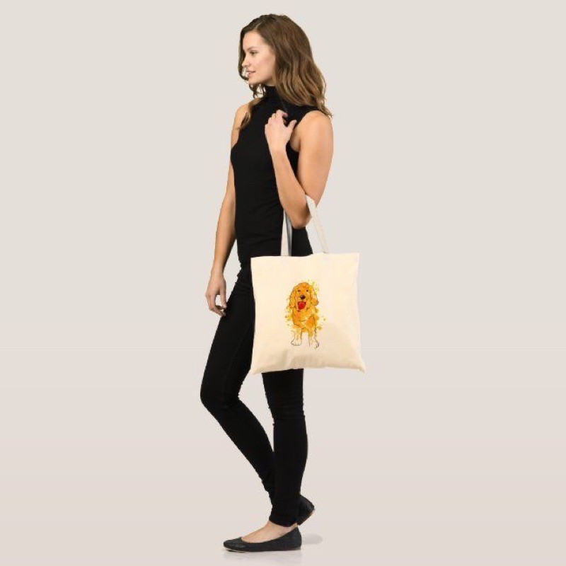 TÚI CANVAS TOTE 12 CUNG HOÀNG ĐẠO, HEO CỰC XINH, TÚI VẢI BỐ