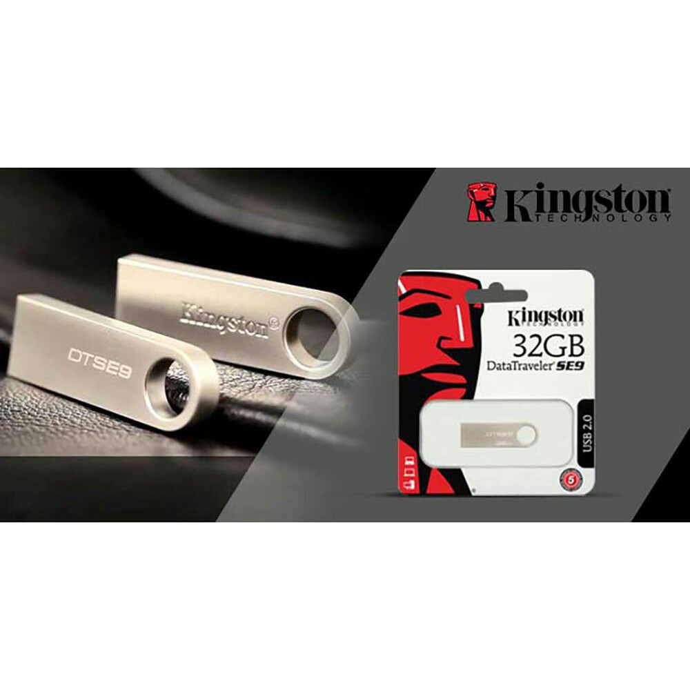 USB 64Gb/32Gb/16Gb/8Gb/4Gb/2Gb SE9 USB kingston 2.0 chính hãng, hàng zin- Bảo hành 2 năm