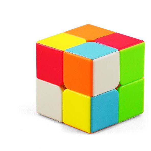 Đồ chơi Rubik 2x2 cho bé tập chơi rèn luyện tư duy, Đồ chơi giải trí Rubik 2 tầng loại Không Viền Cao Cấp - LICLAC