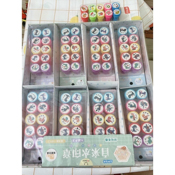 Vỉ 10 con dấu đồ chơi