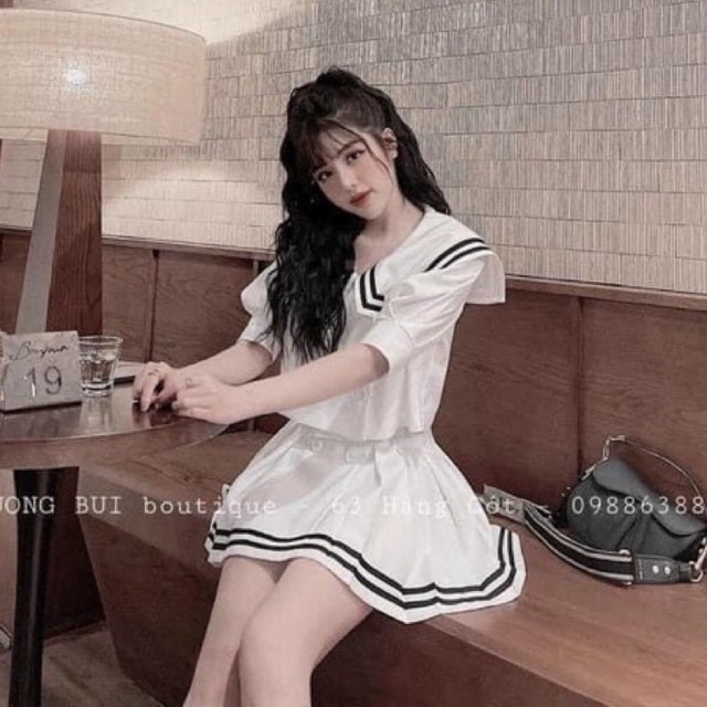 Set váy thủy thủ siêu xinh