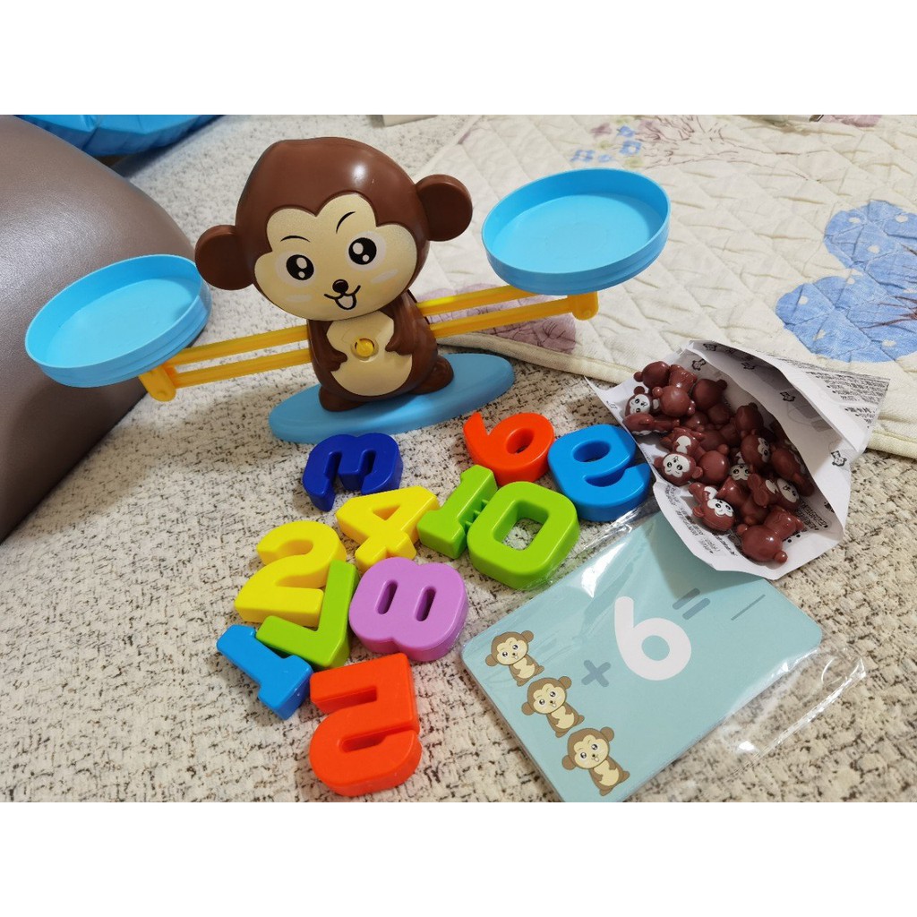 [CLIP] Bộ đồ chơi HỌC TOÁN THÔNG MINH CHO BÉ, khỉ con học toán cho trẻ tiểu học, Đồ chơi GIÚP CON HỌC TOÁN NHANH