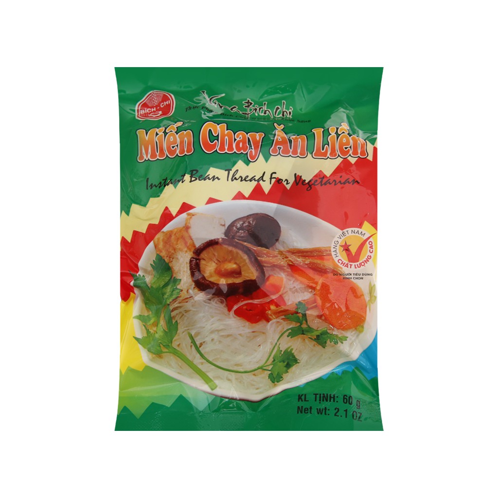 Combo 10 gói Miến chay Vina Bích Chi gói 60g