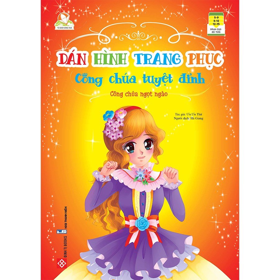 SÁCH - Dán hình trang phục công chúa tuyệt đỉnh - Công chúa ngọt ngào