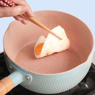 Chảo chống dính bếp từ sâu lòng Vân đá size 18cm dùng cho mọi loại bếp