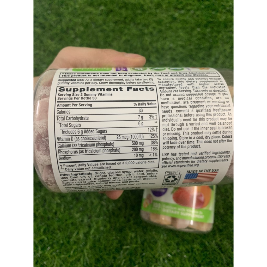 100 VIÊN KẸO DẺO BỔ SUNG CANXI VITAFUSION CALCIUM + D3 500MG CỦA MỸ | BigBuy360 - bigbuy360.vn