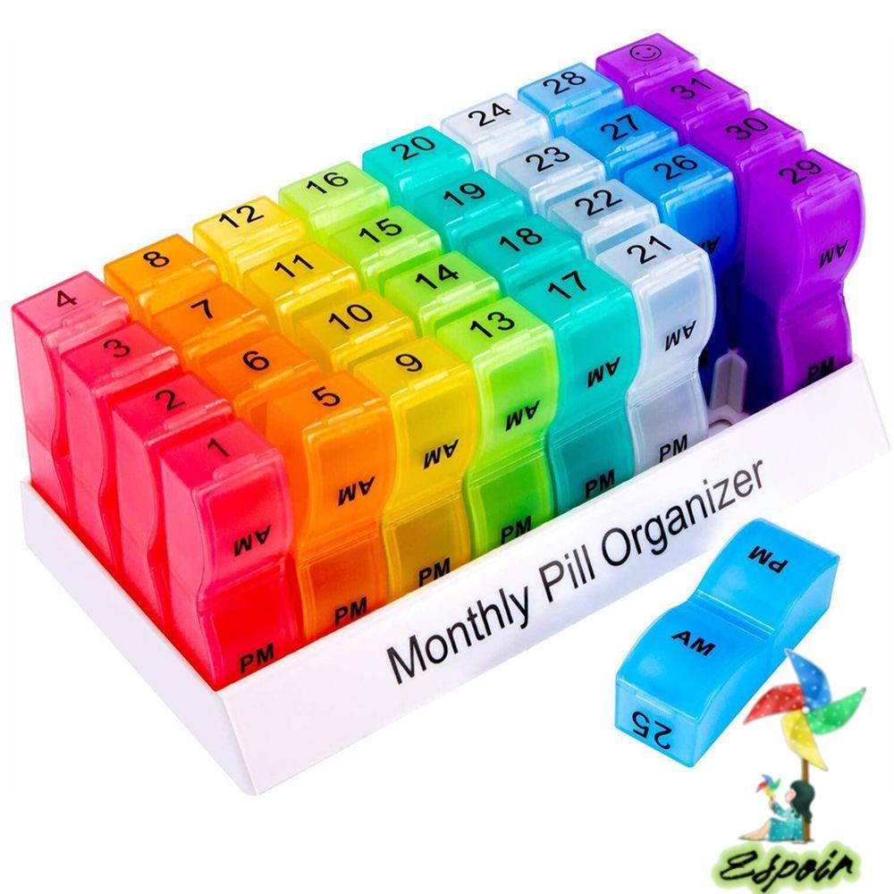 Hộp Đựng Thuốc Theo Tháng Dùng Khi Đi Du Lịch Ốp