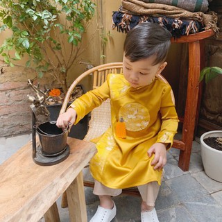 Set Áo Dài Truyền Thống Cho Bé Trai