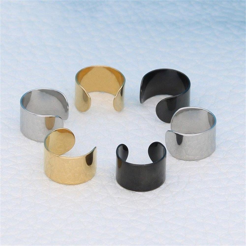 Khuyên tai kẹp vành tai phong cách punk thời trang cho nam và nữ