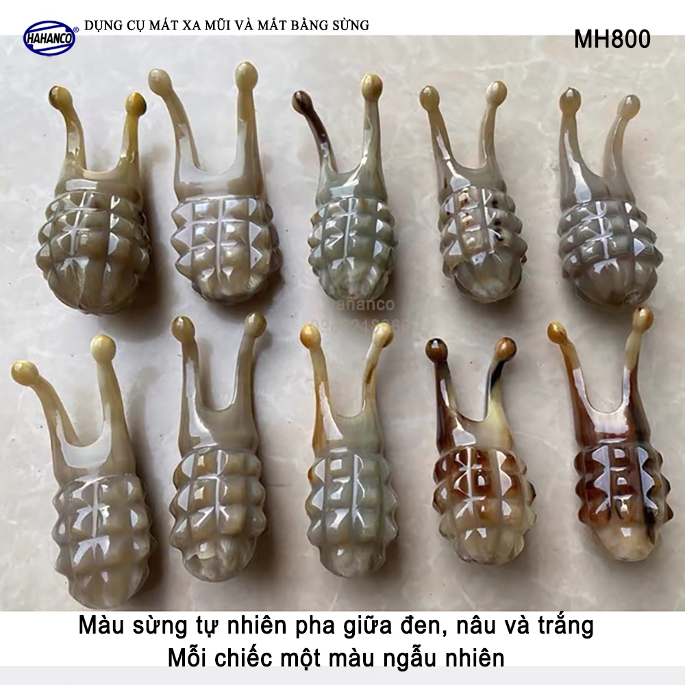 Mát xa Mắt, Mũi bằng sừng giúp kích thích tuyến nước mắt, giúp lưu thông máu - MH800