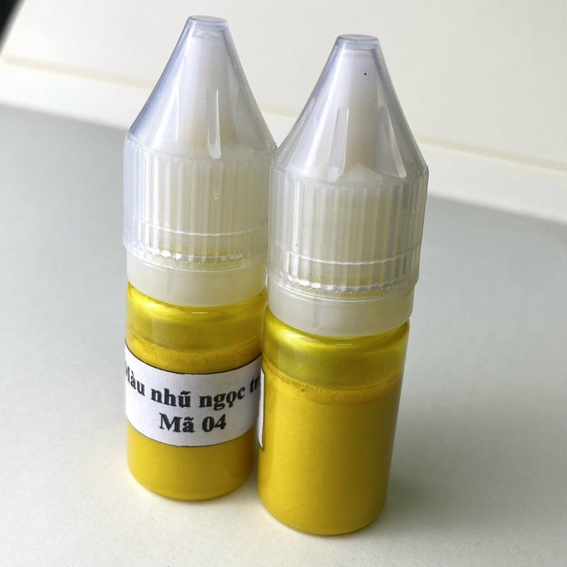 Màu Nhũ Ngọc Trai Mịn Dạng Nước Dễ Dàng Tan Đều Vào Keo Epoxy, Tạo Hiệu Ứng 3D Cho Keo Epoxy Resin, Móc Khóa, DIY