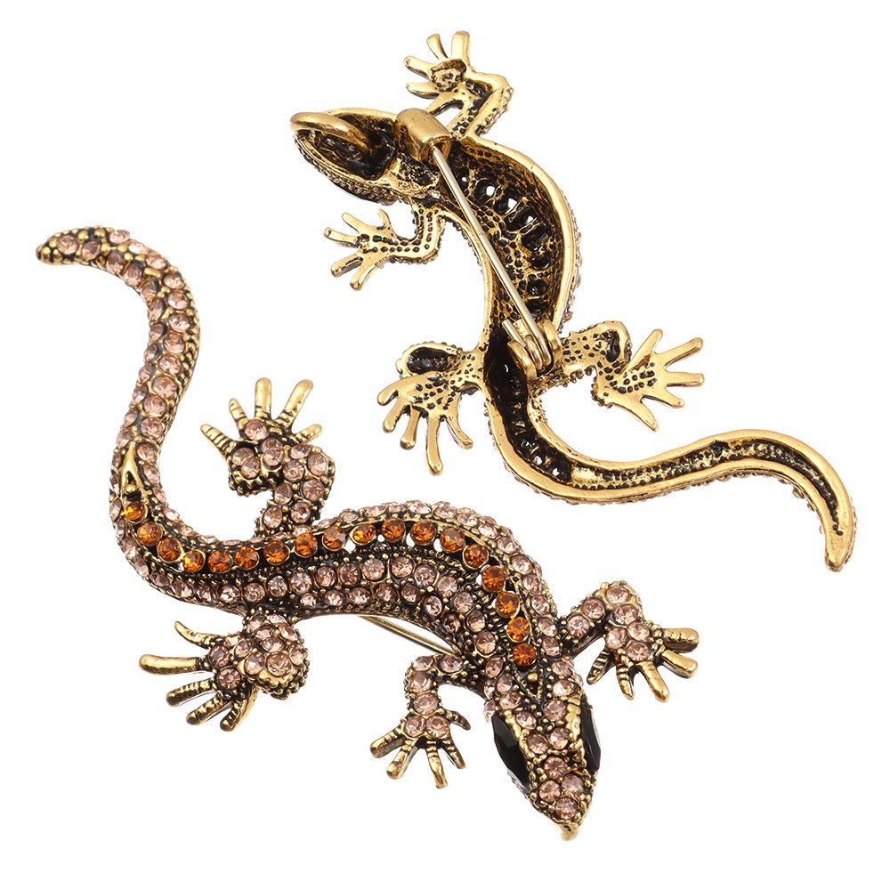 Ghim Cài Áo Hình Thằn Lằn Độc Đáo