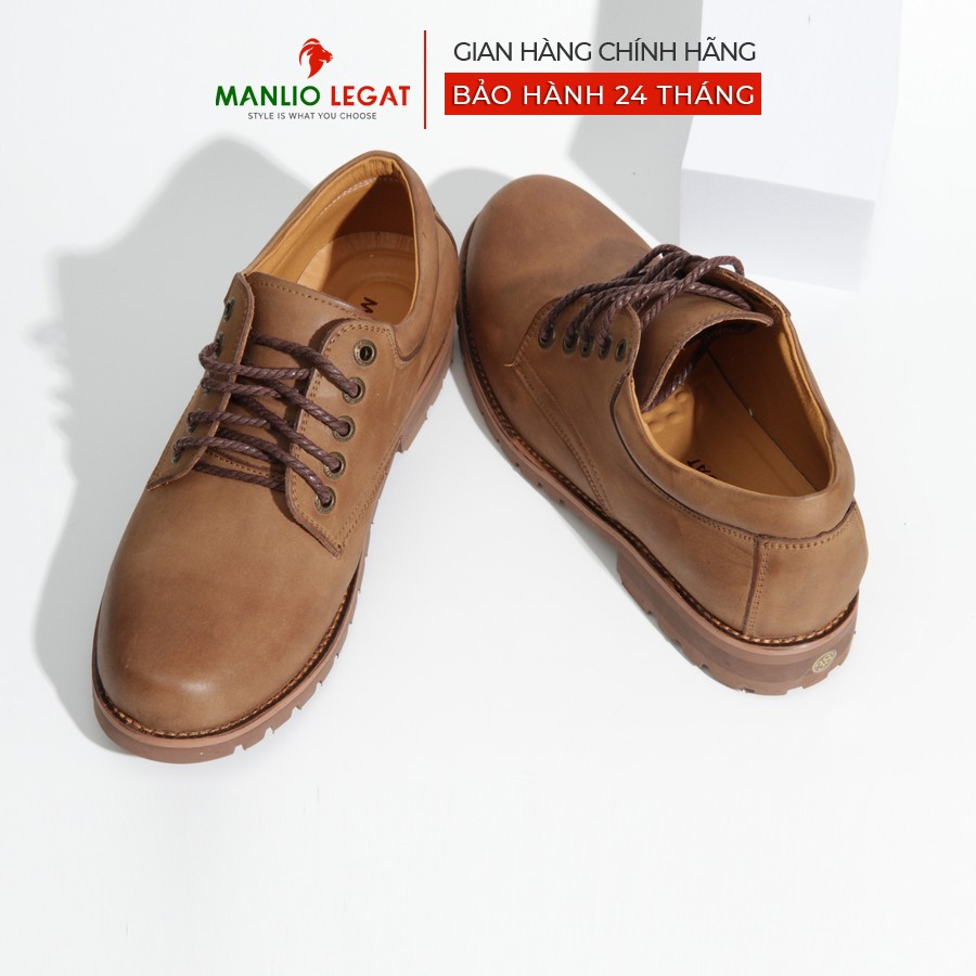 Giày nam da thật Manlio legat màu da bò G1341-BG | BigBuy360 - bigbuy360.vn