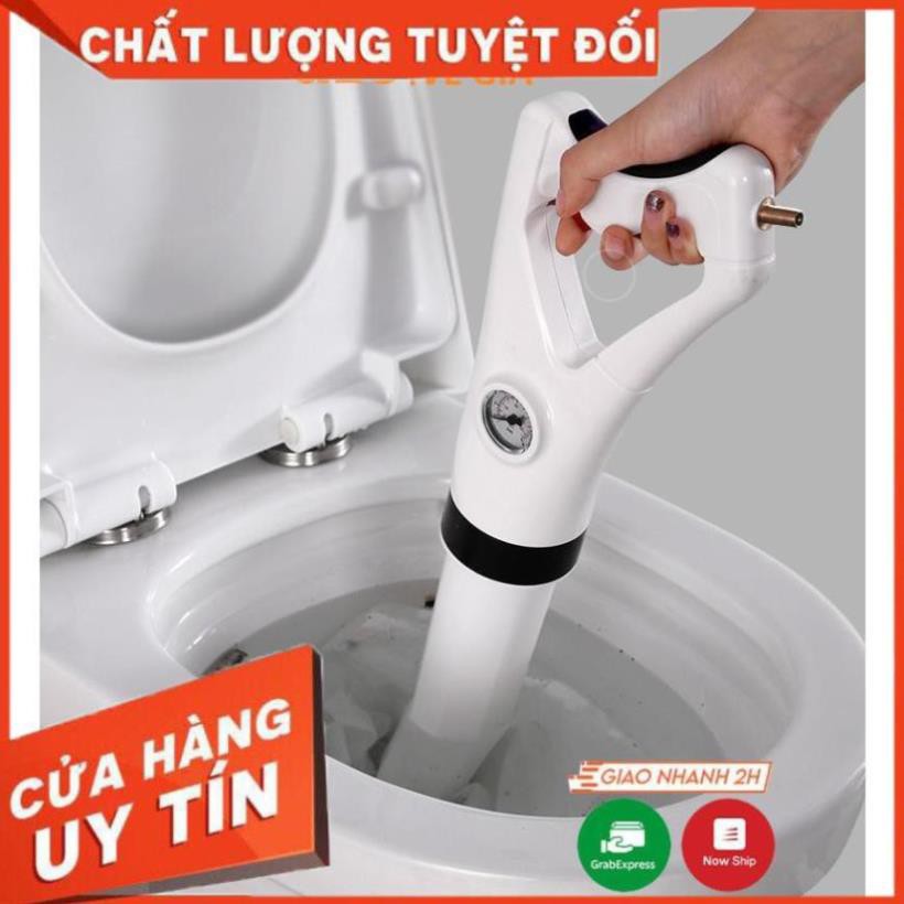 Súng Thông Tắc Bồn Cầu, Bồn Rửa Chén, Dụng Cụ Thông Cống, Bồn Rửa Mặt, Áp Suất Nén Tới 8kg Tiện Lợi Nhanh Chóng