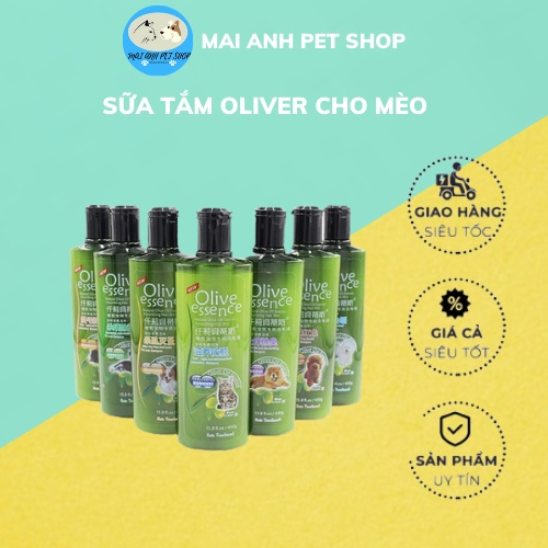 Sữa Tắm Olive Essence 450ml Cho Chó Mèo